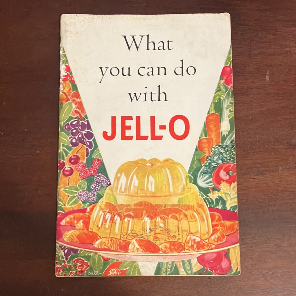 Vintage 1936 What You can Do with Jell-o Booklet